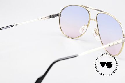 Alpina M1F771 Sonnengläser Babyblau-Pink, KEINE retro Brille; ein circa 25 J. altes ORIGINAL, Passend für Herren