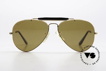 Ray Ban Outdoorsman Driving Chromax Gläser, legendäre Pilotensonnenbrille, TOP-Verarbeitung, Passend für Herren und Damen