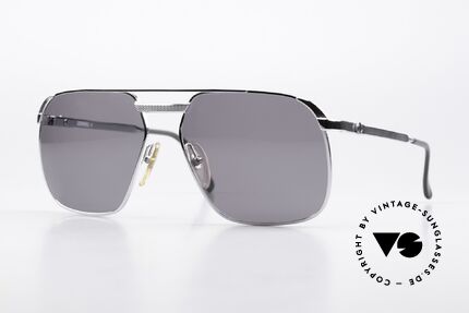 Dunhill 6011 80er Sonnenbrille Verchromt, vintage A. Dunhill Gentleman-Sonnenbrille von 1984, Passend für Herren