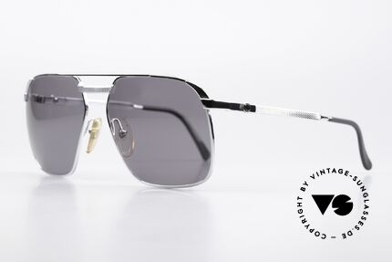 Dunhill 6011 80er Sonnenbrille Verchromt, edle, verchromte Fassung in LARGE Größe 62-17, 135, Passend für Herren