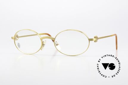 Cartier Spider - M Vintage Brille 90er Oval Details