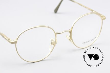Giorgio Armani 201 Vintage Brille 90er Unisex, KEINE RETROBRILLE, ein altes Armani ORIGINAL, Passend für Herren und Damen