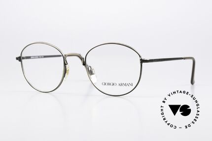 Giorgio Armani 174 Runde 80er Brille Panto Style Details