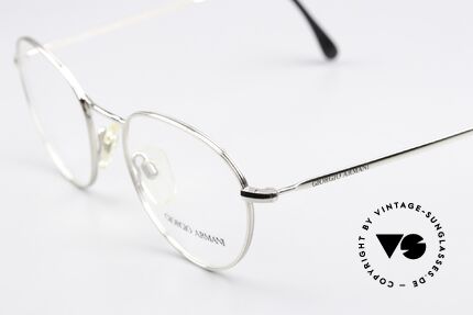 Giorgio Armani 165 Alte Brille Panto 80er 90er, fast schon ein 'intellektuelles / spirituellen' Design, Passend für Herren und Damen