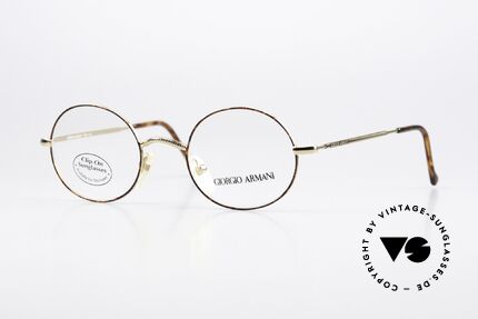 Giorgio Armani 134 Ovale Fassung 80er 90er Details