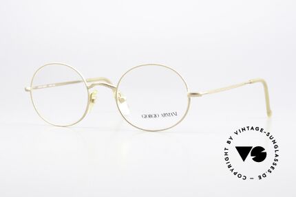 Giorgio Armani 134 Vintage Brille Zeitlos Rund Details