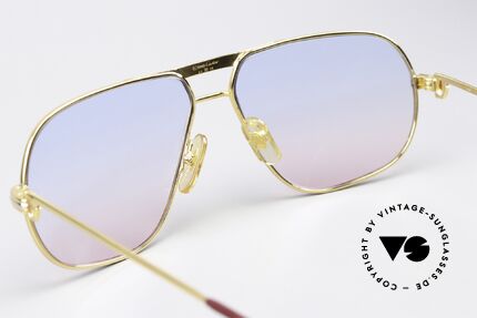 Cartier Tank - L Unique Baby-Blau Pink Gläser, KEINE RETRObrille; ein 35 Jahre altes vintage ORIGINAL, Passend für Herren