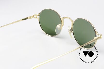 Jean Paul Gaultier 55-3171 Brille 22kt Vergoldet 1996, KEINE Retrobrille, sondern ein echtes 90er J. Original, Passend für Herren und Damen