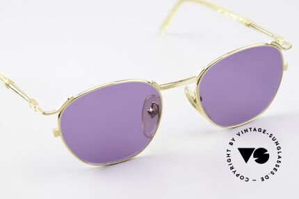 Jean Paul Gaultier 57-2276 Junior Collection Vergoldet, KEINE Retrobrille, sondern ein altes 90er Original, Passend für Herren und Damen