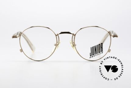 Jean Paul Gaultier 57-1171 True Vintage Brille Von 1995, einzigartig glänzende Lackierung in bronze-metallic, Passend für Herren und Damen