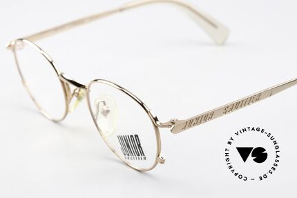 Jean Paul Gaultier 57-1171 True Vintage Brille Von 1995, orig. DEMO-Gläser können beliebig getauscht werden, Passend für Herren und Damen