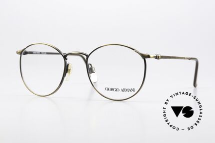 Giorgio Armani 132 Kleine Pantobrille 90er Details