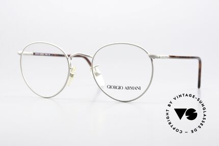 Giorgio Armani 138 Panto Brille Gold Schildpatt Details