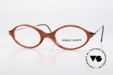 Giorgio Armani 378 Unisex 90er Brille Oval Small Details
