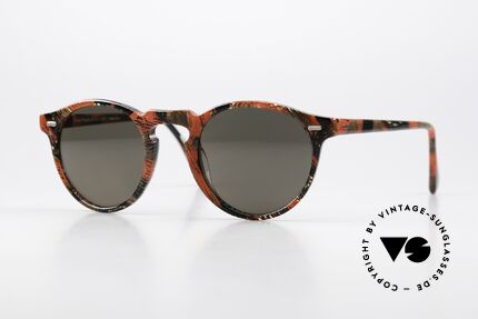 Oliver Peoples Gregory Peck Zeitlose Panto Brille 47mm, Oliver Peoples Sonnenbrille, Modell Gregory Peck, Passend für Herren