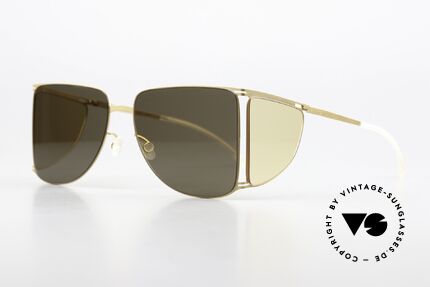 Mykita Helmut Lang HL002 Avantgarde Zusammenarbeit, eine minimalistisch-avantgardistische Sonnenbrille, Passend für Herren und Damen