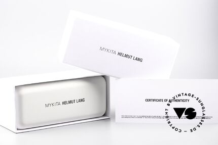 Mykita Helmut Lang HL002 Avantgarde Zusammenarbeit, Qualitätsfassung könnte auch optisch verglast werden, Passend für Herren und Damen