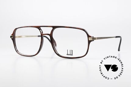 Dunhill 6186 XL 90er Herren Vintage Brille, markante 1990er Jahre vintage DUNHILL Brille, Passend für Herren