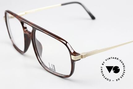 Dunhill 6186 XL 90er Herren Vintage Brille, 150mm breit (XL size) & flexible Federscharniere, Passend für Herren