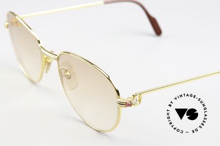 Cartier S Rubis 0,34 ct - M Echte Rubinen Brille 1988, Größe 55/18, 135 (unberührt lagernd seit 1988), Passend für Damen