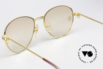 Cartier S Rubis 0,34 ct - M Echte Rubinen Brille 1988, ungetragen + OVP (sehr selten in diesem Zustand), Passend für Damen