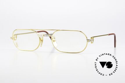 Cartier MUST Santos - S 80er Vintage Brille Unisex Details