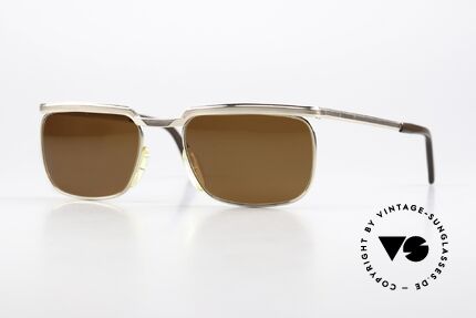 Metzler Marwitz Optima Narcos Sonnenbrille Diego Luna, Marwitz Optima Sonnenbrille 70er Jahre; Gold-Doublé, Passend für Herren