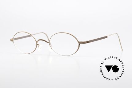 Lindberg 5000 Strip Titan Ovale Titanium Brille Unisex Details