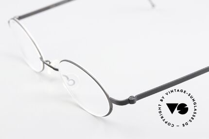 Lindberg 5000 Strip Titan Titanium Brille Unisex Oval, so zeitlos, stilvoll und innovativ = Prädikat "VINTAGE", Passend für Herren und Damen