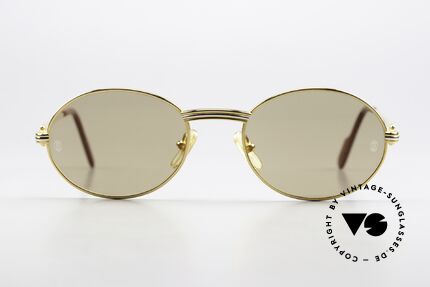 Cartier Saint Honore - M Luxus Sonnenbrille Von 1998, edles & zeitloses Design, Medium-Größe 51°20, 135, Passend für Herren und Damen