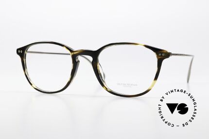 Oliver Peoples Heath Azetatfront Mit Metallbügeln, Oliver Peoples Brille, Modell HEATH in Gr. 48/18, Passend für Herren und Damen