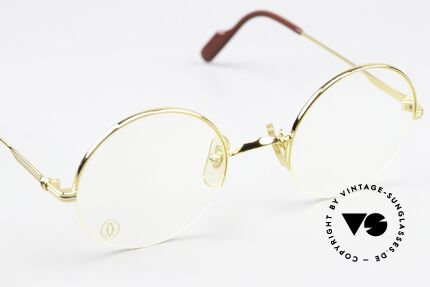 Brillen Cartier Mayfair M Halb Rahmenlose Luxusbrille