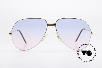 Cartier Vendome LC - L Platin Sonnenbrille Von 1983, wurde 1983 veröffentlicht & dann bis 1997 produziert, Passend für Herren