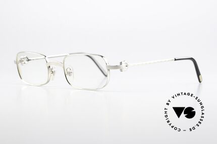 Cartier Dreamer - S 90er Fassung Platin Gebürstet, gebürstete Platin-Legierung; entsprechend wertig!, Passend für Herren und Damen