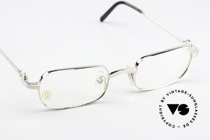 Cartier Dreamer - S 90er Fassung Platin Gebürstet, ungetragene Rarität mit orig. CARTIER Verpackung, Passend für Herren und Damen