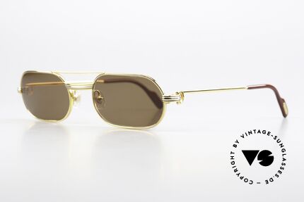 Cartier MUST LC - S Entspiegelte Sonnengläser, getragen von Elton John (Video "I'm still standing"), Passend für Herren und Damen