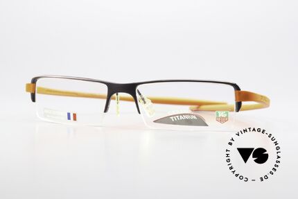 Tag Heuer 3723 Reflex Flexible Bügel Sportbrille Details