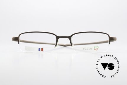 Tag Heuer 3203 Reflex Titaniumbrille Halb Randlos, eine extrem sportliche Herren Halbrand-Brille, Passend für Herren
