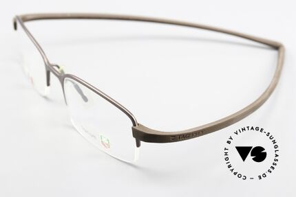 Tag Heuer 3203 Reflex Titaniumbrille Halb Randlos, idealer Halt (schmiegen sich dem Gesicht an), Passend für Herren