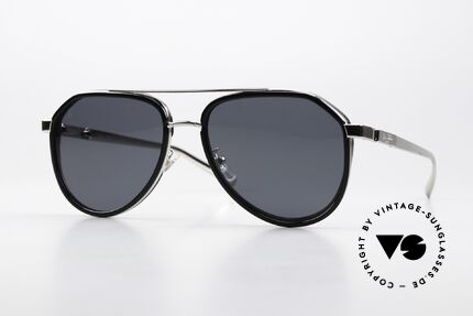 Louis Vuitton Pont Neuf Pont Neuf Signature Logo, original Aviator LOUIS VUITTON Sonnenbrille, Passend für Herren