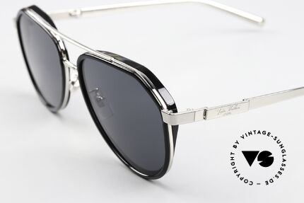 Louis Vuitton Pont Neuf Pont Neuf Signature Logo, rechtes Sonnenglas zusätzlich mit LV Initialien, Passend für Herren