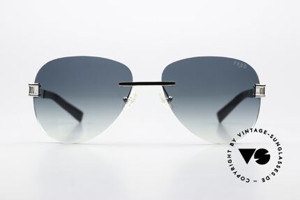 Fred Hawai V F1 Randlose Luxus Sonnenbrille, randlose Aviator Sonnenbrille für Damen und Herren, Passend für Herren und Damen