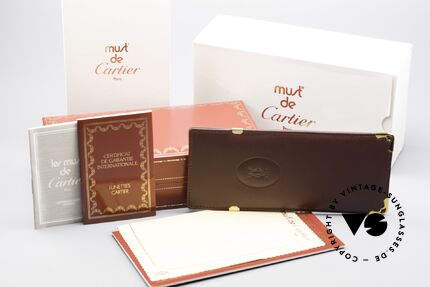 Cartier Packaging Original Verpackung Full Set, komplettes vintage Set im unberühten Zustand, Passend für Herren und Damen