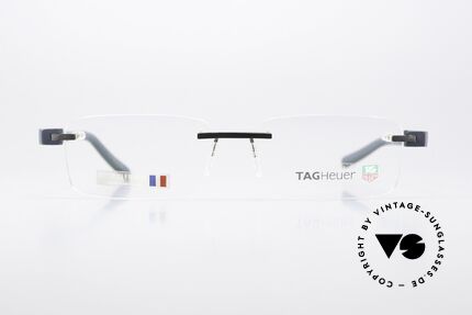 Tag Heuer 3941 Reflex Herren Luxusbrille Von 2004, eine extrem sportliche Randlosbrille für Herren, Passend für Herren