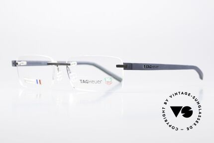 Tag Heuer 3941 Reflex Herren Luxusbrille Von 2004, Avantgarde "Racing" Bügel aus Elastomer-Gummi, Passend für Herren