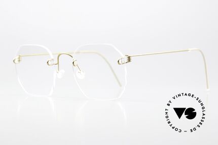 Lindberg Air Titan 334 Randlose Brille Variabel, somit fast endlos viele Glasformem & Größen möglich, Passend für Herren und Damen