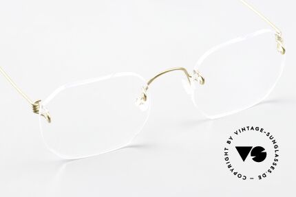 Lindberg Air Titan 334 Randlose Brille Variabel, das spezielle Titan wird auch in der Medizin verwendet, Passend für Herren und Damen