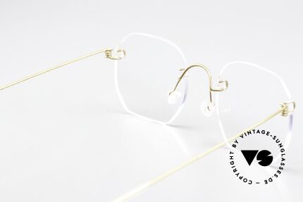 Lindberg Air Titan 334 Randlose Brille Variabel, ein altes ungetragenes Original mit orig. Lindberg Etui, Passend für Herren und Damen