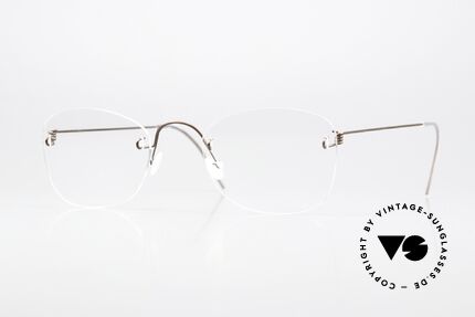 Lindberg Air Titan 243 Fast Unsichtbare Brille, randlose vintage Brille der LINDBERG Air Titan Serie, Passend für Herren und Damen