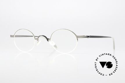 Lindberg 7005 Strip Titanium Runde Titanium Brille Unisex, LINDBERG Strip Titanium Fassung in Größe 41-28, 140, Passend für Herren und Damen